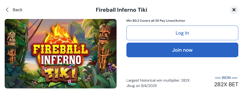betrivers fireball inferno tiki