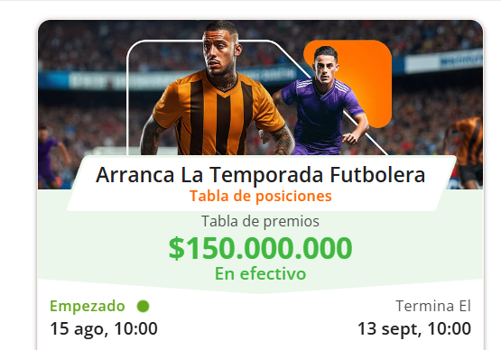 betsson temporada futbolera