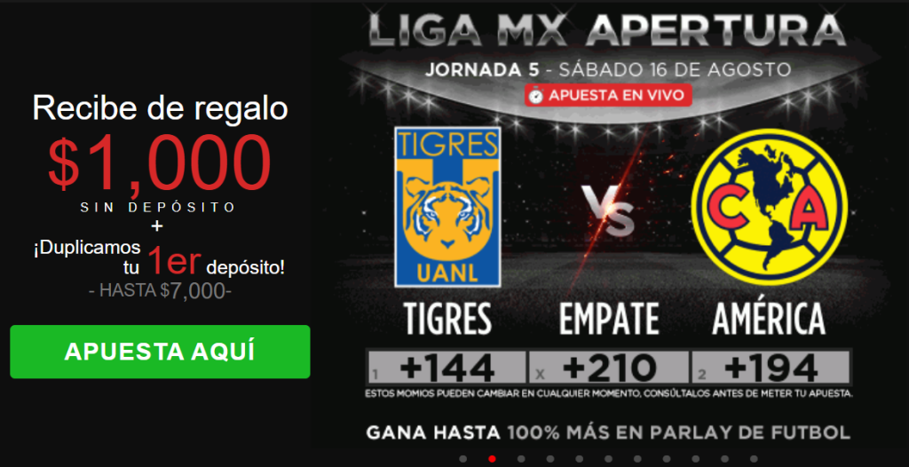caliente tigres vs américa