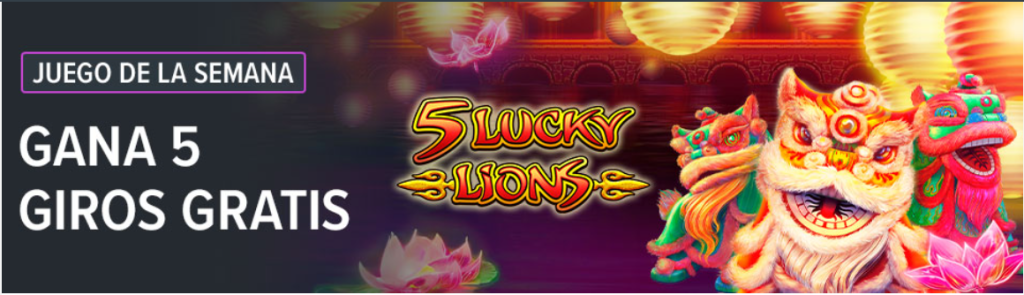 codere 5 lucky lions