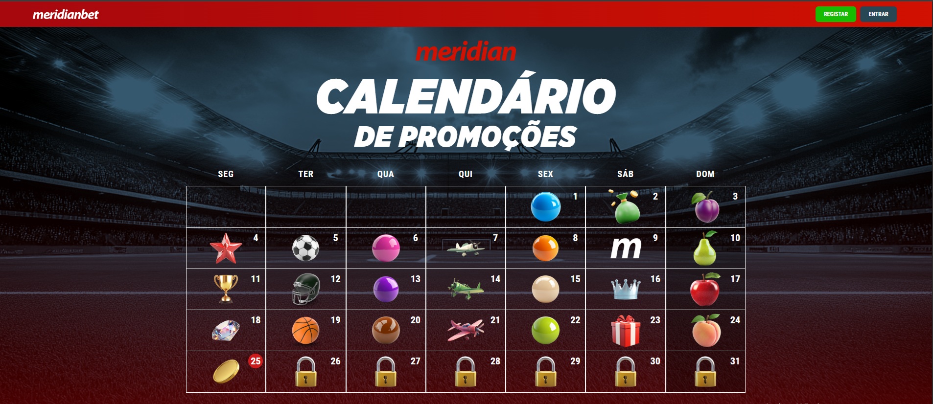 meridianbet bonus brasil