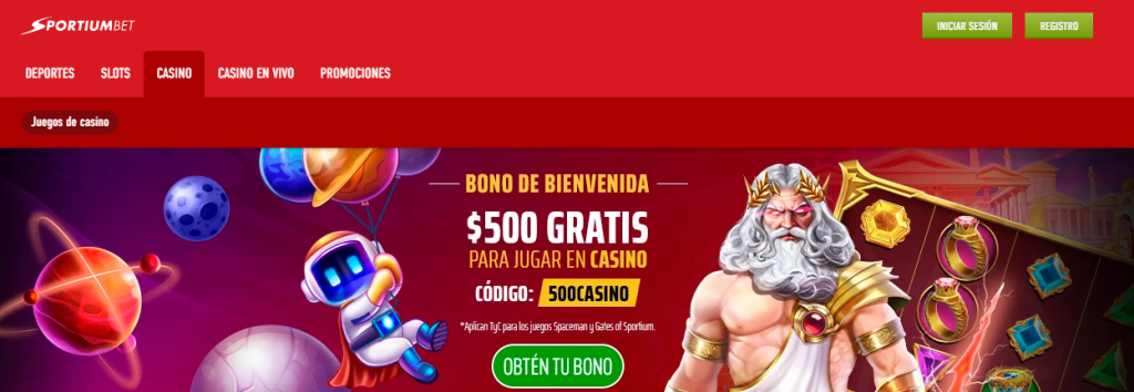 sportium bono de registro gratis