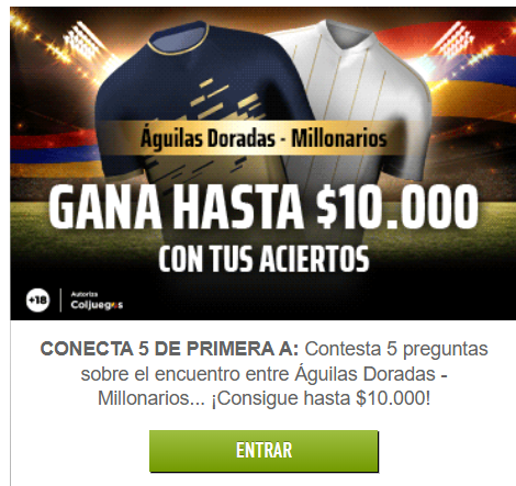 sportium conecta 5 águilas doradas millonarios