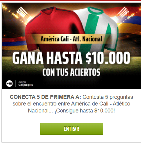 sportium conecta 5 américa nacional