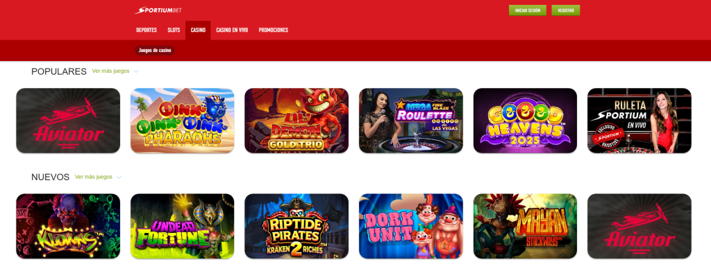 sportium slots casino