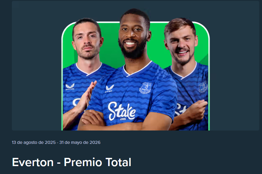 stake everton premio total