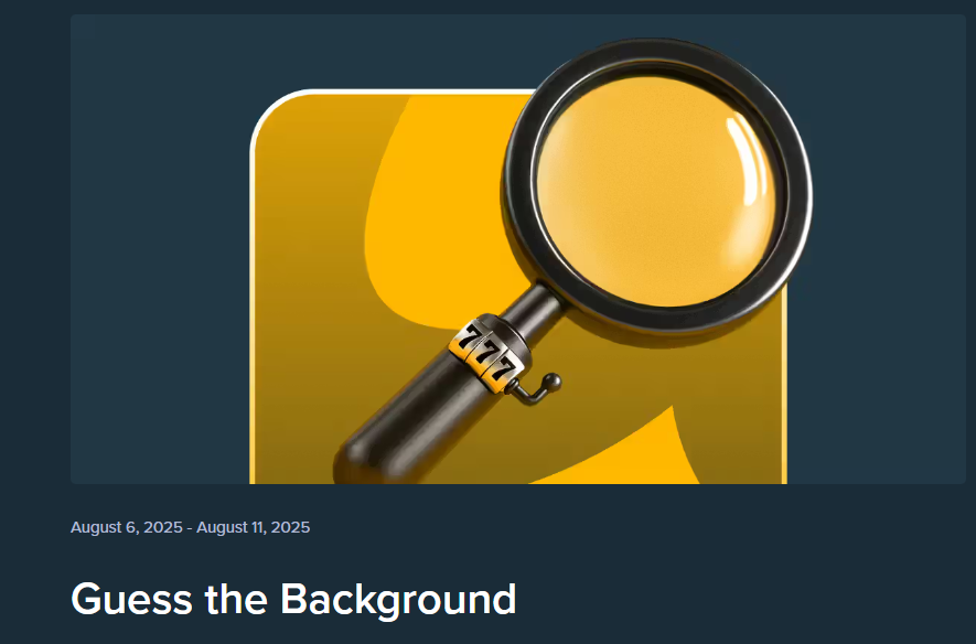 stake guess the background