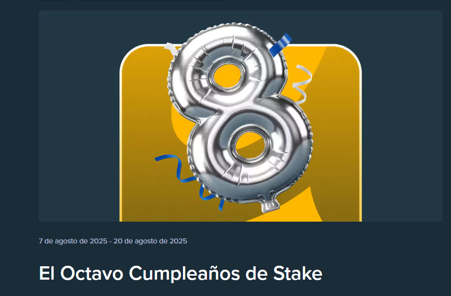 stake octavo cumpleaños