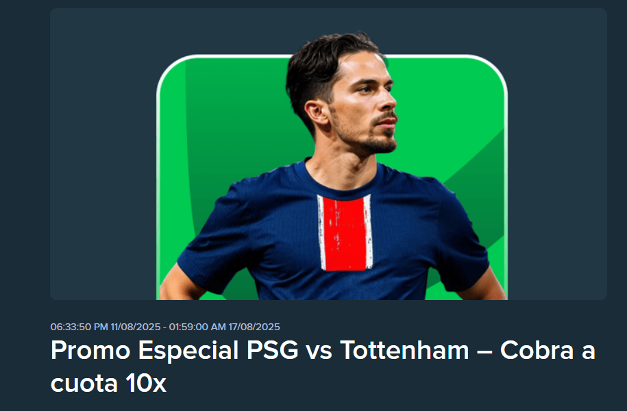 stake promo especial psg tottenham