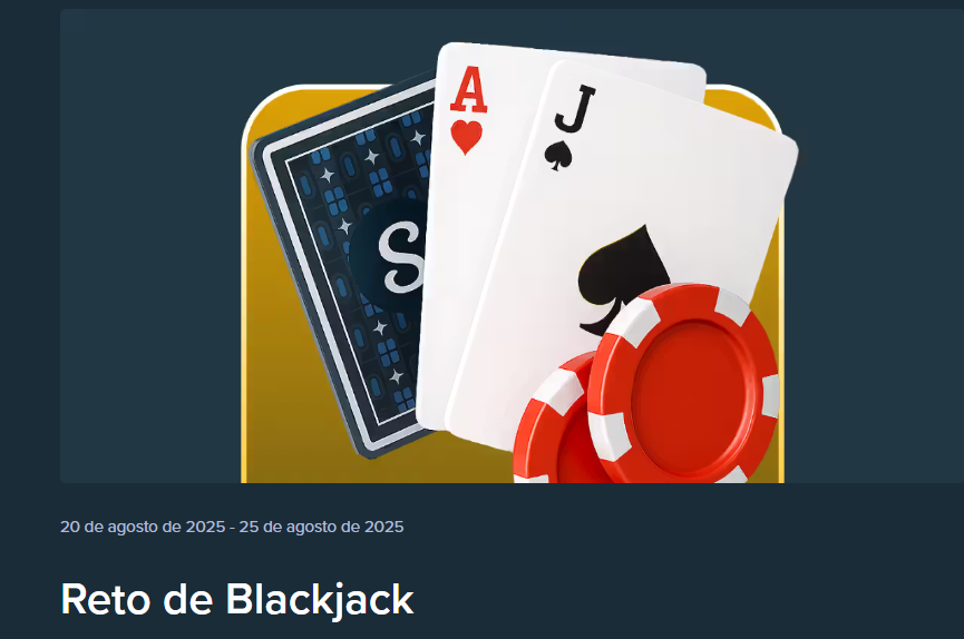 stake reto de blackjack