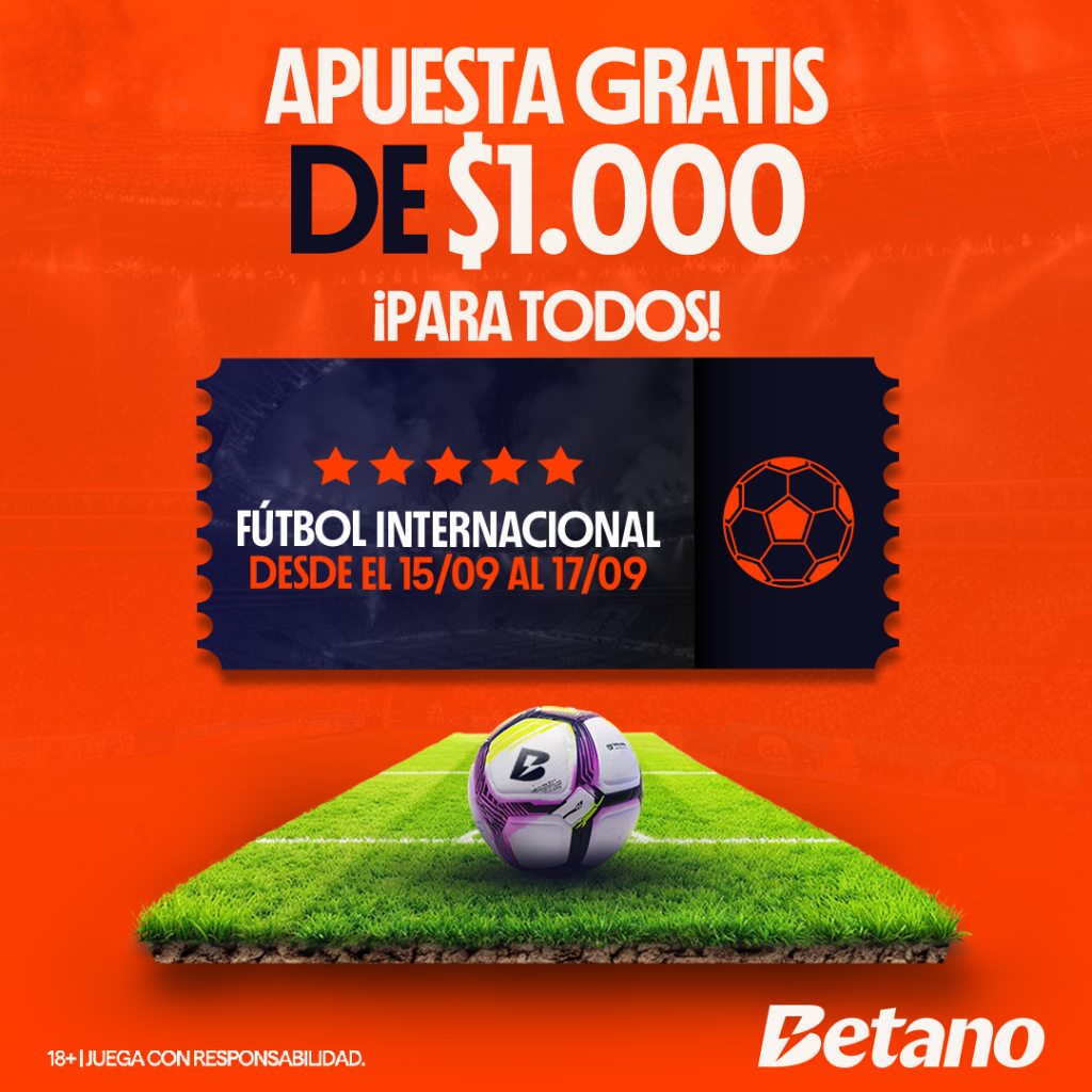 Betano apuesta gratis champions