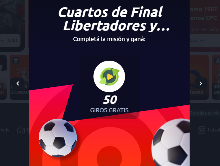 betano misión cuartos de final