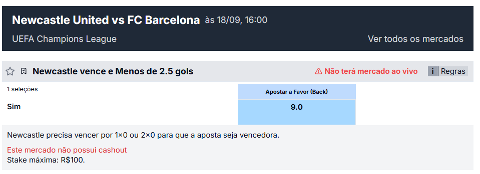 betbra super odd newcastle barcelona