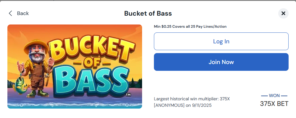 betrivers bucket of bass