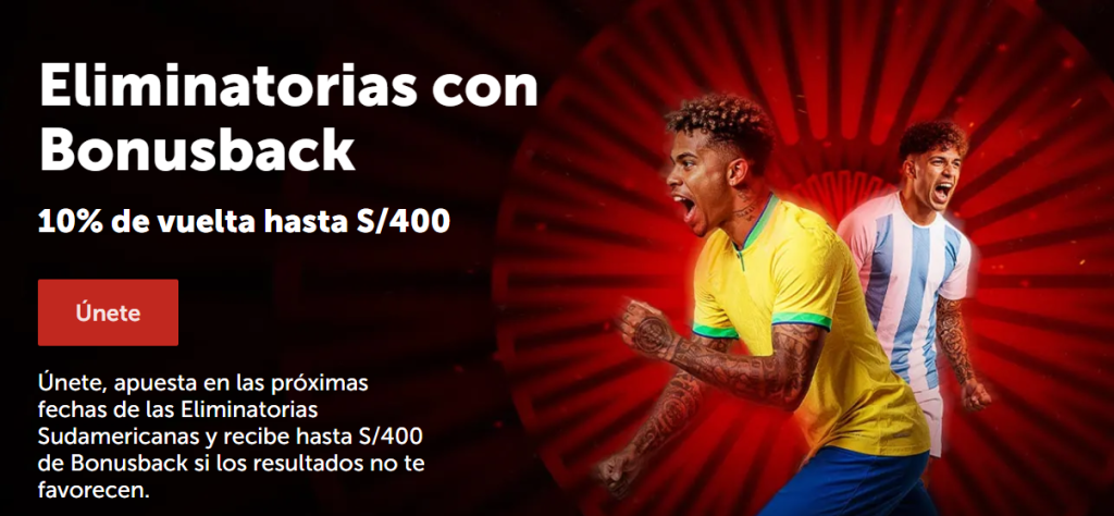 betsafe eliminatorias con bonusback