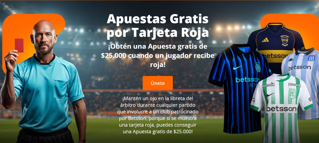 betsson apuestas gratis tarjeta roja
