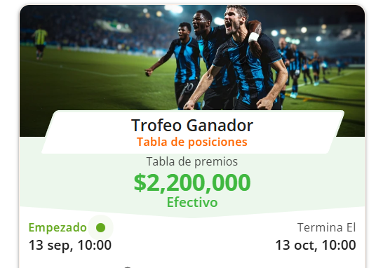 betsson trofeo ganador