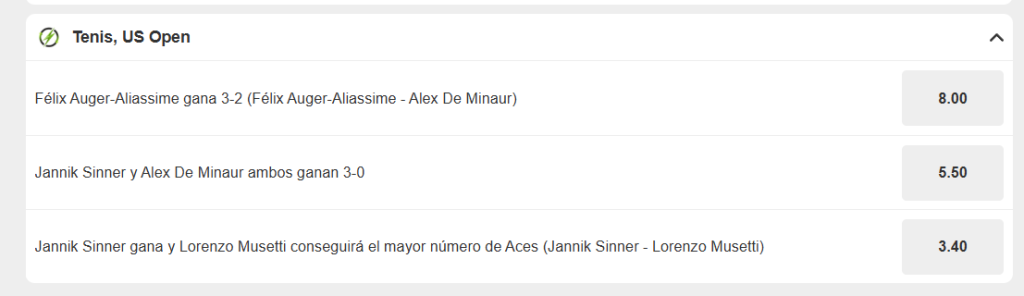 betway super momios us open