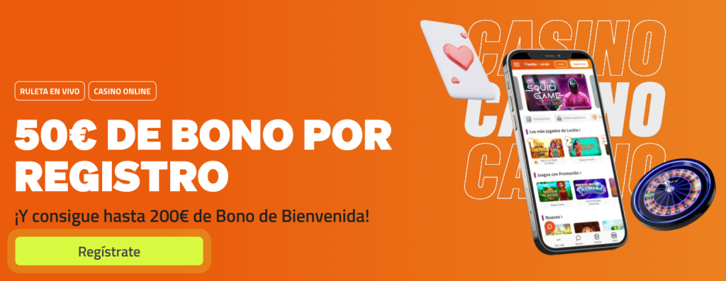Luckia bono de bienvenida