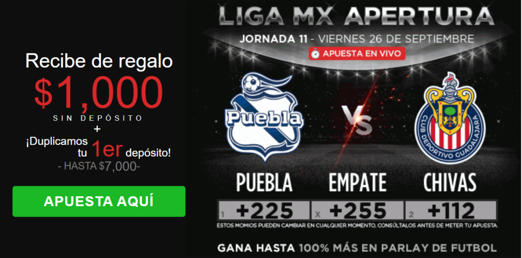 caliente puebla vs chivas