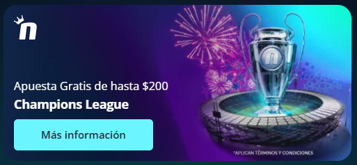 novibet apuesta gratis champions league