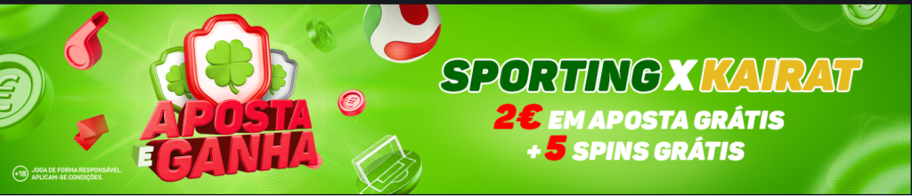placard aposta grátis sporting x kairat