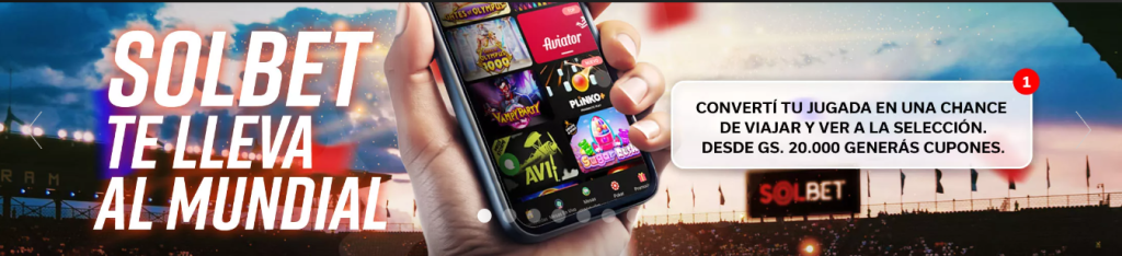 solbet te lleva al mundial