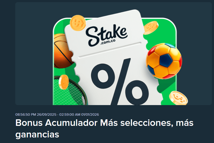 stake bonus acumulador