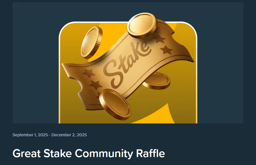 stake great community raffle