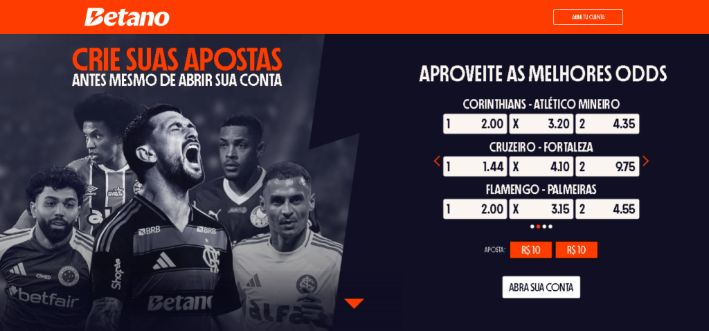 betano crie apostas brasileirao