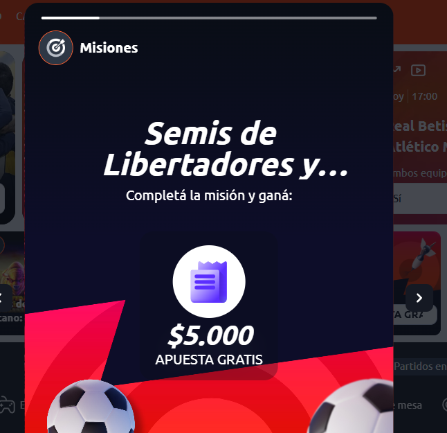 betano misión semis libertadores