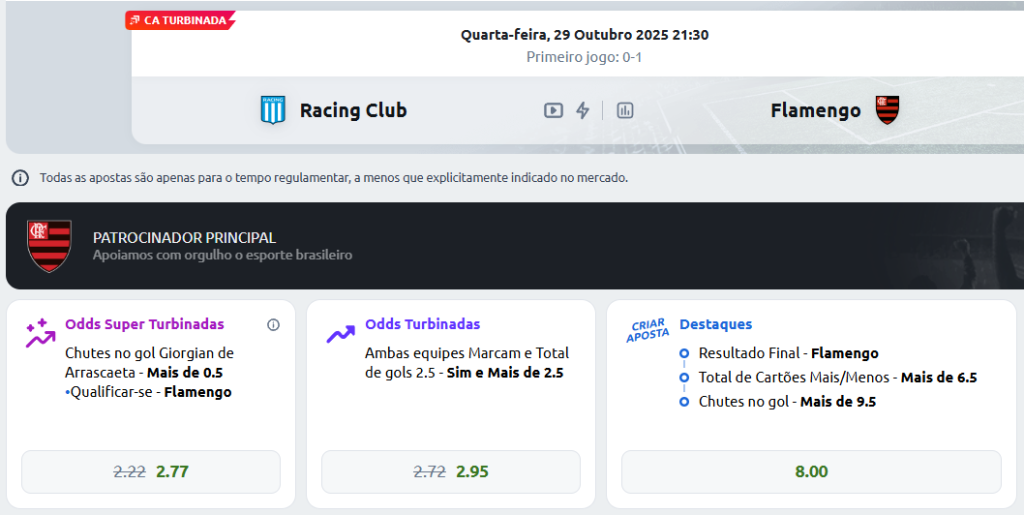 betano racing x flamengo