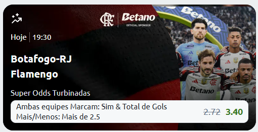 betano super odds botafogo flamengo