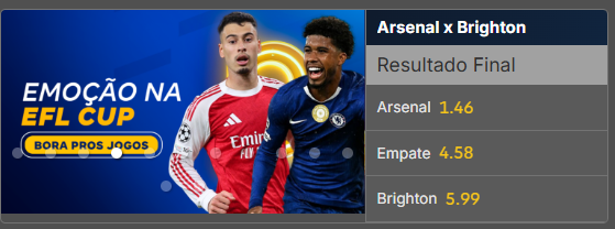 betnacional arsenal x brighton