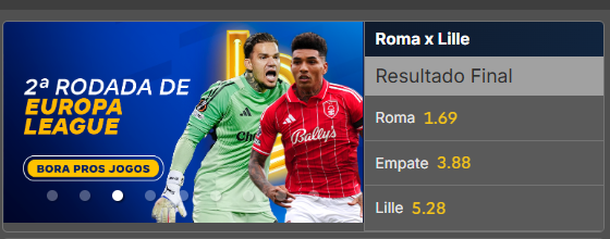 betnacional roma x lille