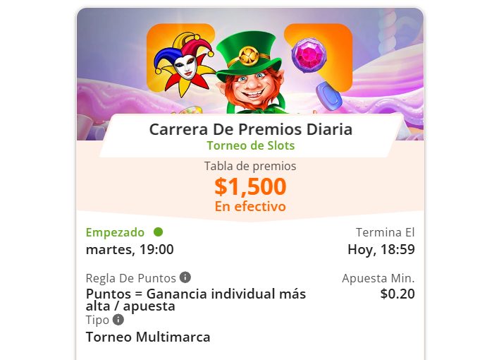 betsson carrera premios diaria