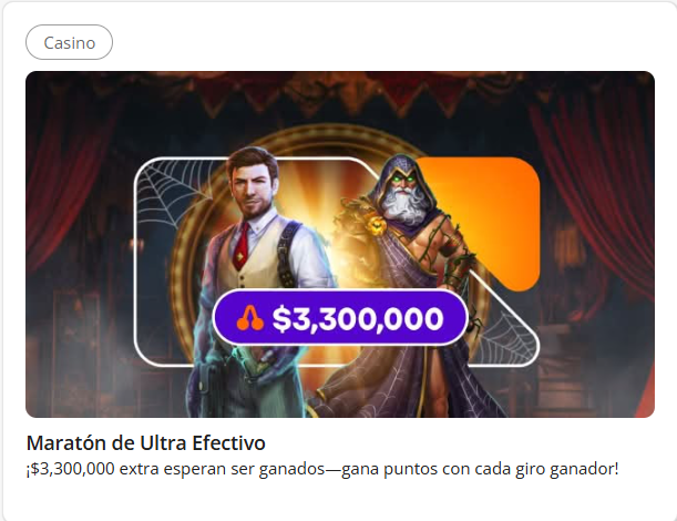 betsson maratón ultra efectivo