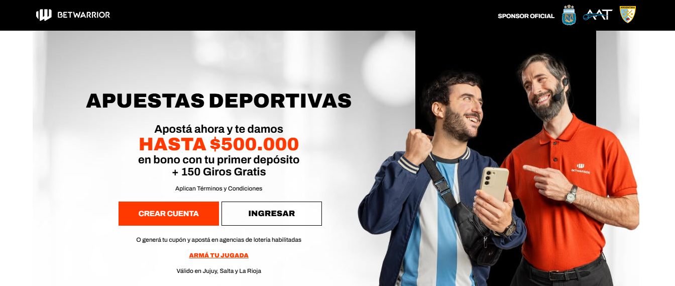 betwarrior apuestas deportivas bono
