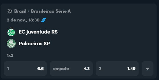 blaze juventude x palmeiras