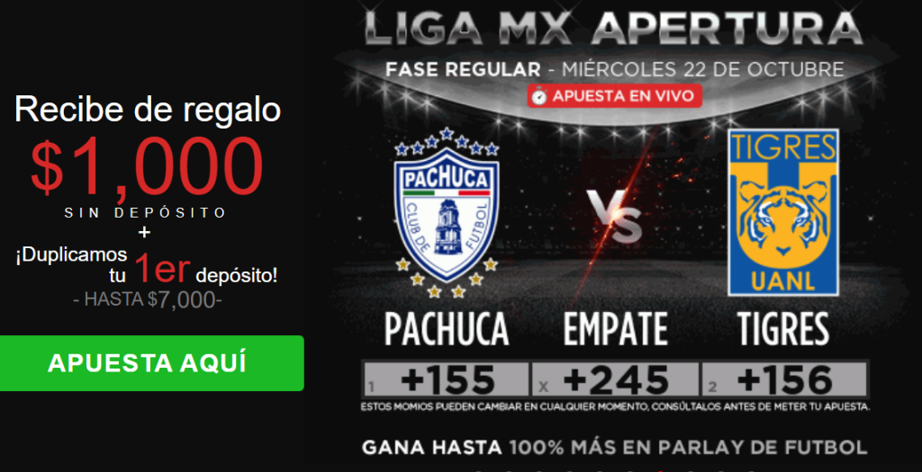 caliente pachuca vs tigres