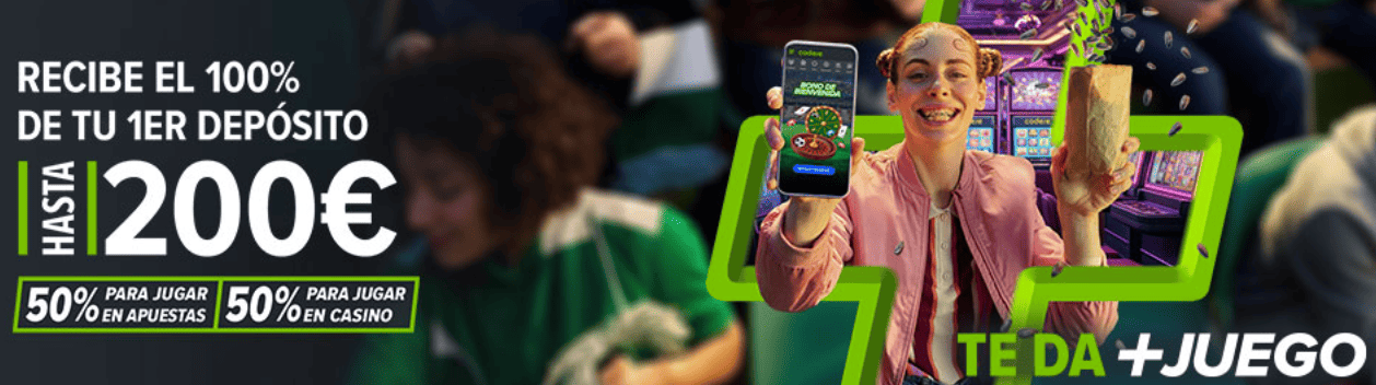 Codere bono de bienvenida