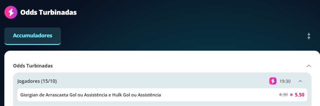 novibet odds turbinadas botafogo flamengo