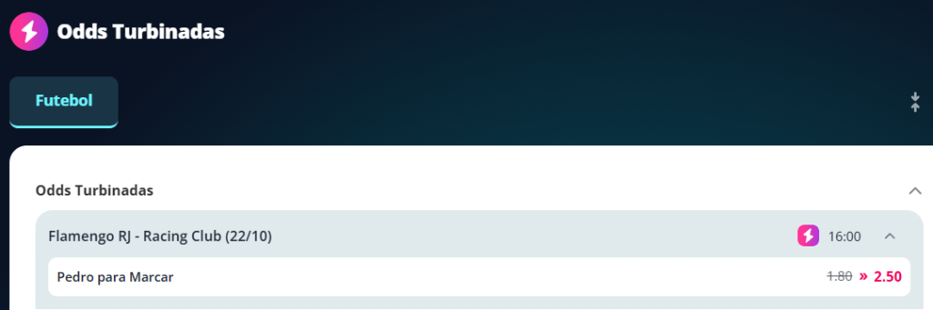 novibet odds turbinadas flamengo racing