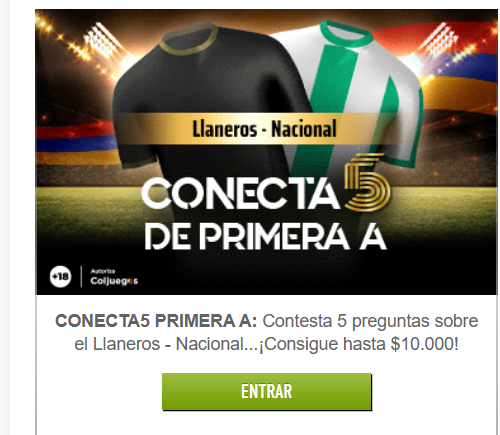 sportium concecta 5 llaneros nacional