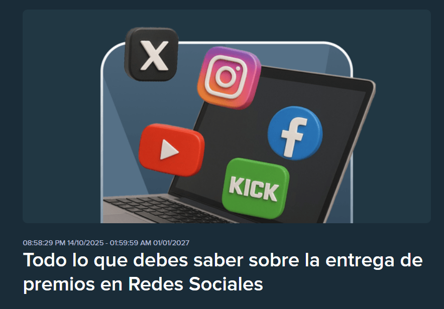 stake entrega premios redes sociales
