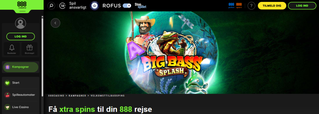 dinamarcar big bass splash slots 888casino