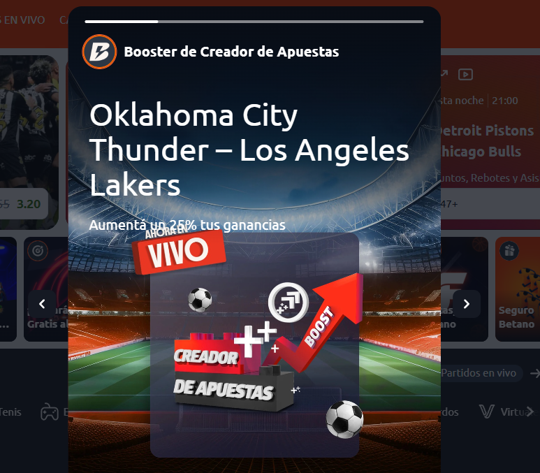 betano booster thunder lakers