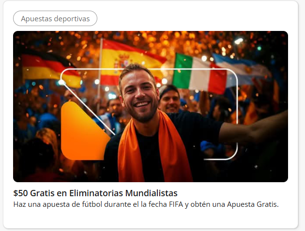 betsson 50 gratis eliminatorias