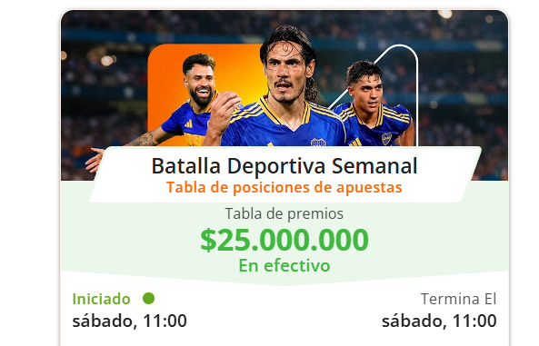 betsson batalla semanal mediados noviembre