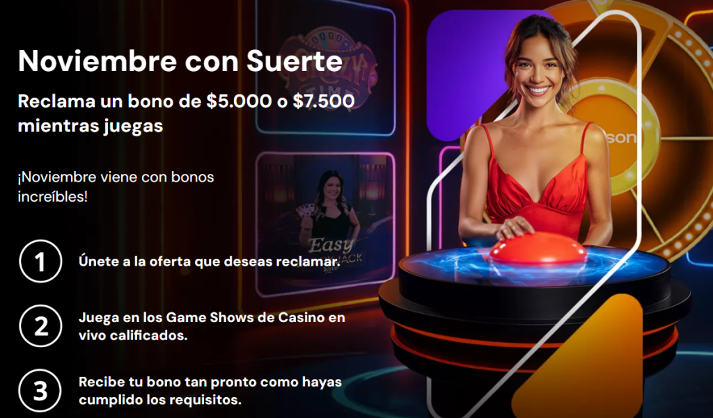 betsson noviembre con suerte